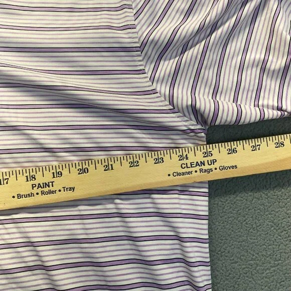 FootJoy men's polo shirt size XL Purple/White ,Golf,Stretch,Outdoor,Stretch - Picture 4 of 10